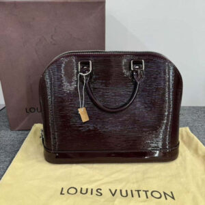 Louis Vuitton Alma Bag Amarante Handbag | Luna Bags