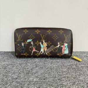 Louis Vuitton Monogram Illustration Brown Clutch | Luna Bags