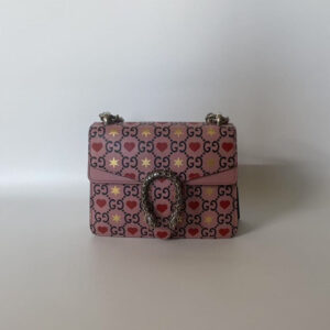Gucci Dionysus Pink Patterned Bag | Luna Bags