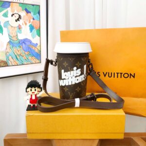 Louis Vuitton Preloved Coffee Cup Os Brown Bag Accessory | Luna Bags