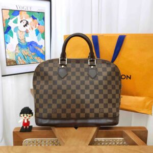 Louis Vuitton Alma Damier Ebene Tote Bag | Luna Bags