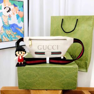 Gucci Belt Bag Off-White Canvas | Luna Bags