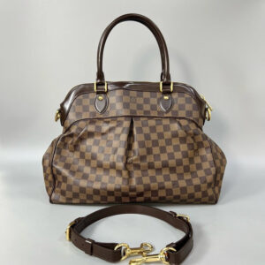 Louis Vuitton Damier Ebene Trevi PM Handbag Brown | Luna Bags