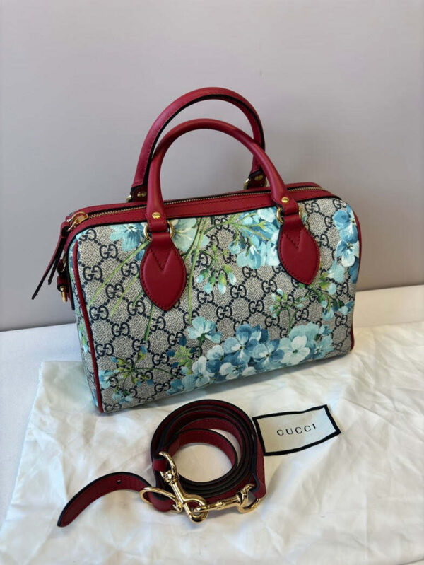 Gucci GG Blooms Top Handle Bag Beige Shoulder Bag | Luna Bags