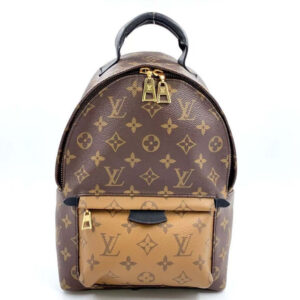 Louis Vuitton Preloved Monogram Reverse Palm Springs Backpack LB109219 Brown Backpack | Luna Bags