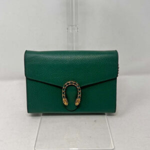 Gucci Dionysus Green Leather Crossbody Bag AF413 | Luna Bags
