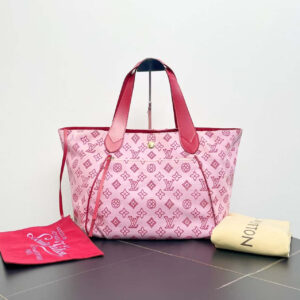 Louis Vuitton Neverfull Pink Canvas Tote Bag | Luna Bags