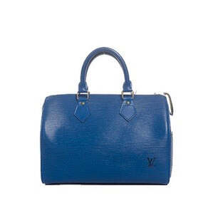 Louis Vuitton Speedy 30 Blue Satchel/Top Handle Bag - Preloved and Authentic | Luna Bags