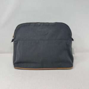 Hermes Preloved AF558 Canvas Pouch in Gray Style | Luna Bags