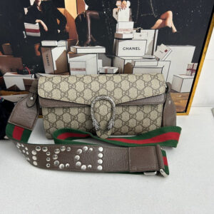 Gucci Dionysus GG Supreme Beige Shoulder Bag - Pre-loved with One Strap Missing | Luna Bags