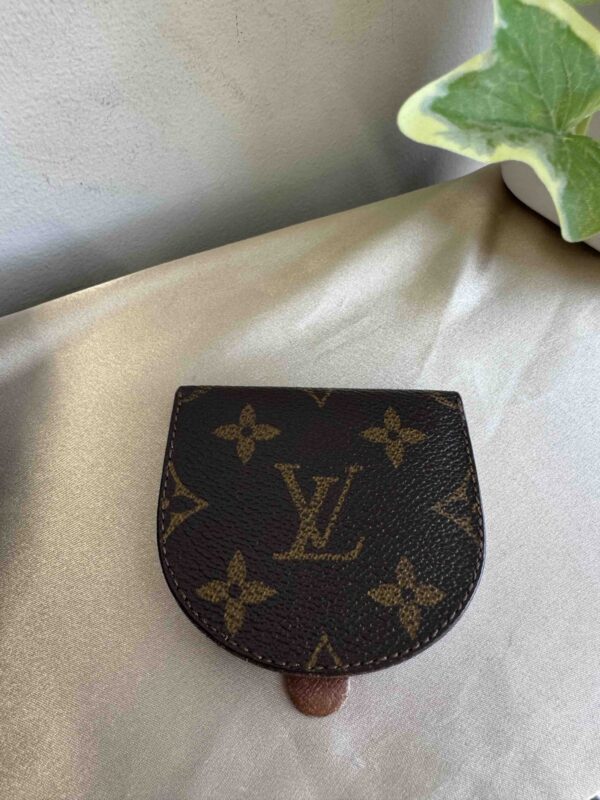 Louis Vuitton Monogram Coin Case Brown Small Goods | Luna Bags