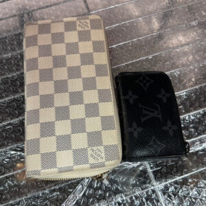 Louis Vuitton Damier Azur and Monogram Wallet Set | Luna Bags