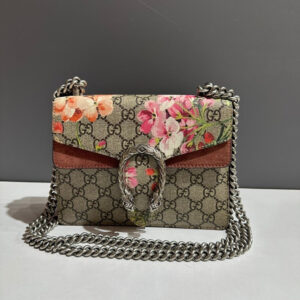 Gucci Dionysus GG Blooms Shoulder Bag Beige Crossbody | Luna Bags