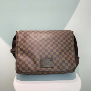 Louis Vuitton Damier Ebene Broadway Brown Messenger Bag | Luna Bags