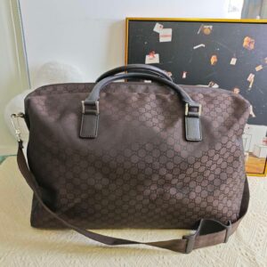 Gucci GG Plus Brown Shoulder Bag - Pre-Loved Designer Handbag | Luna Bags