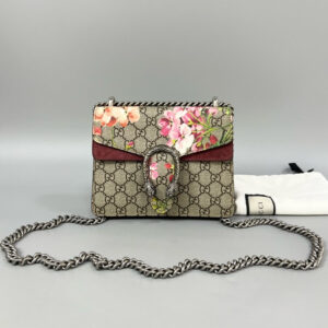 Gucci Dionysus Floral GG Supreme Small Shoulder Bag | Luna Bags