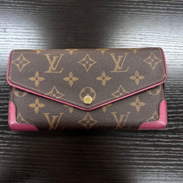Louis Vuitton Monogram Canvas Brown/Black Bifold Wallet | Luna Bags