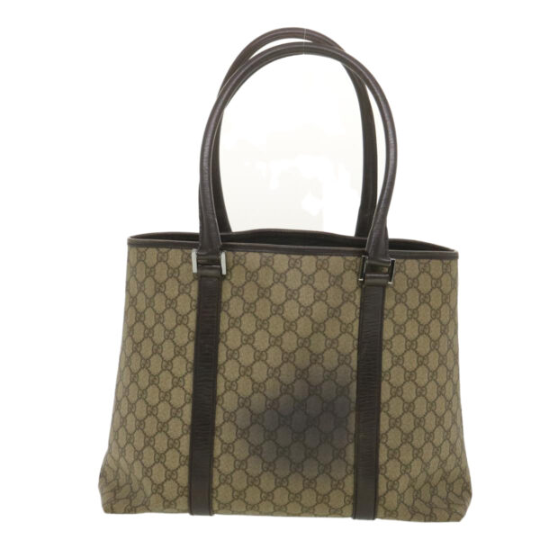 GUCCI GG Canvas Shoulder Bag PVC Leather Beige 114288  ro896 | Luna Bags