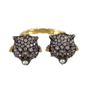 GUCCI Cat Head Le Marche de Merveille Ring | Luna Bags