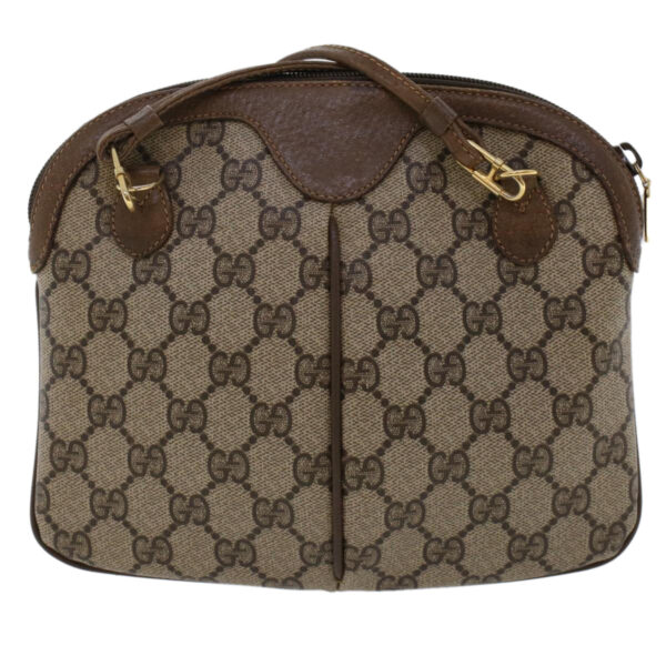 GUCCI GG Canvas Web Sherry Line Shoulder Bag Beige Red Green  tb748 | Luna Bags