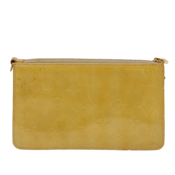 Louis Vuitton Monogram Vernis Lexington Accessory Pouch Beige M91010 Auth tb780 | Luna Bags