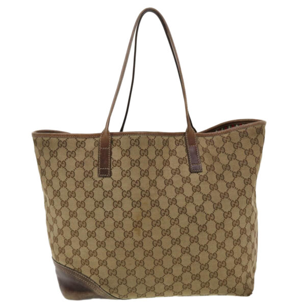 GUCCI GG Canvas Tote Bag Beige 169945  th3742 | Luna Bags