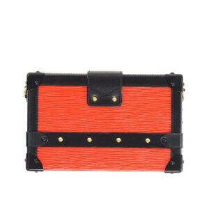 LOUIS VUITTON Red Epi Petite Malle Shoulder Bag | Luna Bags
