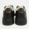 GUCCI 669582 Men's sneakers GG emboss Shose leather black mens | Luna Bags - Image 4