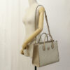 GUCCI 659983 Tote Bag Interlocking G Small 2way Tote Bag GG Supreme, leather beige Women | Luna Bags - Image 2