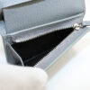 GUCCI 456126 Bi-fold wallet Double G Flap wallet leather gray Women(unisex) | Luna Bags - Image 4
