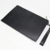 GUCCI 597678 Blade embroidery Clutch bag leather black unisex | Luna Bags - Image 2