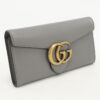 GUCCI 400586 Continental wallet GG Marmont double fold coin purse leather Women | Luna Bags - Image 7