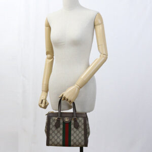 GUCCI 547551 Tote Bag Ofidia 2way Small Tote Bag GG Supreme, leather Brown Women | Luna Bags