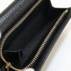 GUCCI 735829 Tri-fold wallet GG Marmont with coin purse leather black unisex | Luna Bags - Image 4