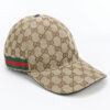 GUCCI 200035 Baseball cap GG canvas cap GG canvas beige mens | Luna Bags - Image 17