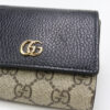 GUCCI 598587 Bi-fold wallet GG Marmont Double G Medium wallet GG Supreme Canvas, leather black Women | Luna Bags - Image 5