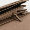 GUCCI 456116 Long Wallet Petit Marmont Double G Flap wallet leather beige Women | Luna Bags - Image 4