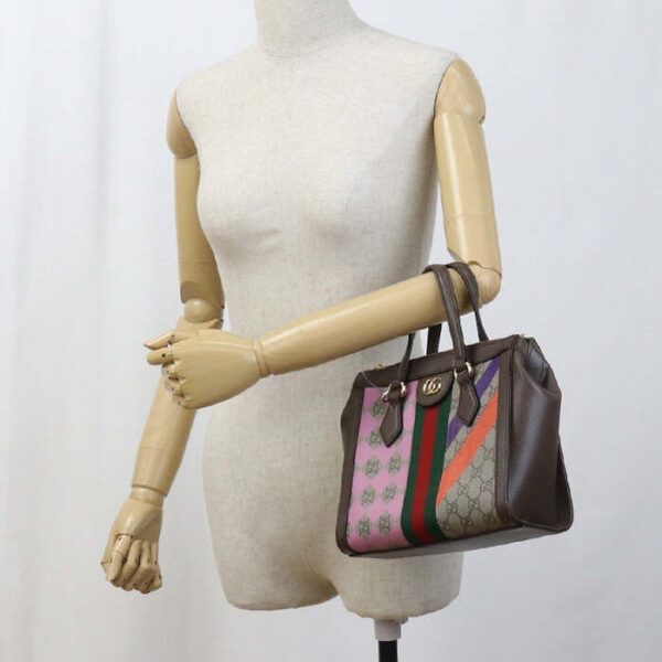 GUCCI 547551 Ofidia Small 2 Way Tote Bag Tote Bag GG Supreme Canvas, leather Multicolor Women | Luna Bags