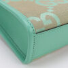 GUCCI 671623 Tote Bag Jumbo GG 2WAY MiniTote Bag GG canvas, leather green Women | Luna Bags - Image 5