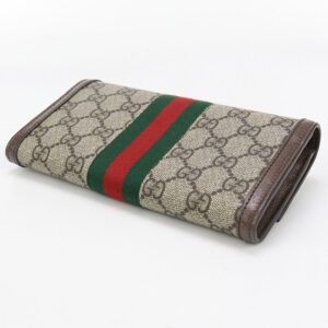 GUCCI 523153 Long Wallet Ofidia GG Continental Wallet GG Supreme Canvas, leather multicolor Women | Luna Bags