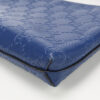 GUCCI 696009 Shoulder Bag GG emboss Medium 2-Way Clutch Bag leather blue mens | Luna Bags - Image 5