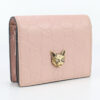 GUCCI 548057 Mini wallet linea cat Folded wallet leather Pink Women | Luna Bags - Image 8