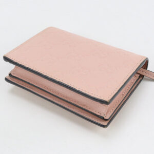 GUCCI 548057 Mini wallet linea cat Folded wallet leather Pink Women | Luna Bags