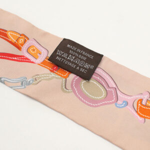 HERMES 063940S Scarf Twilly BRIDES DE GALA APPLIQ shawl silk multi Women | Luna Bags