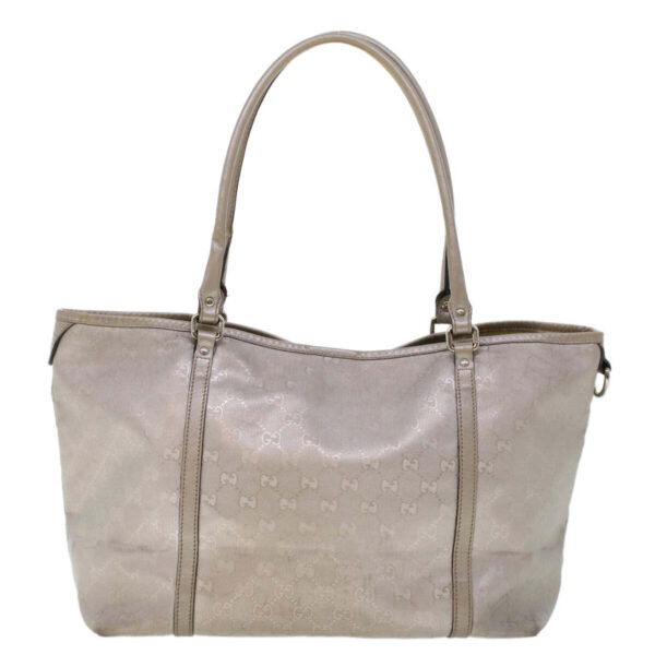 GUCCI GG Canvas Shoulder Bag Silver 197953  uy130 | Luna Bags