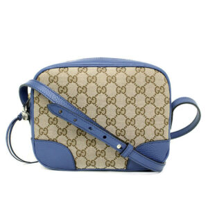 Gucci Canvas Supreme Camera Bag Caspian Blue | Luna Bags