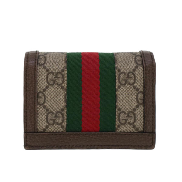 GUCCI GG Canvas Web Sherry Line Ofidia Wallet Beige Red Green 523155  yk7191 | Luna Bags