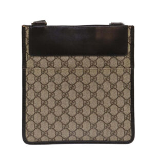 GUCCI GG Canvas Shoulder Bag PVC Leather Beige 27639  yk7766 | Luna Bags